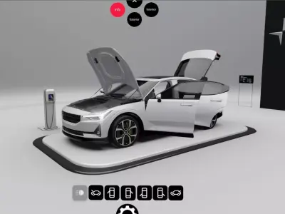 Polestar 2 VRED Configurator 3D model
