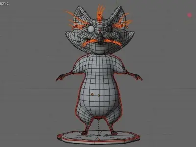 Racoon animal 3d 3D model