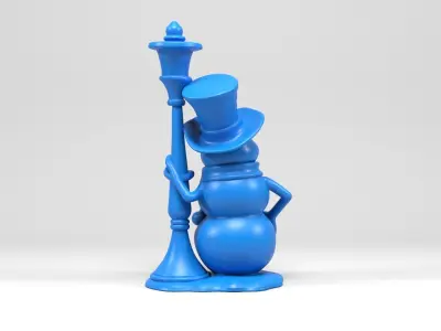 Snowman 3D print model shop