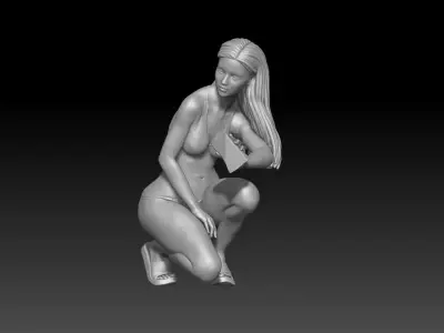car wash girl 2025 5 3D print model