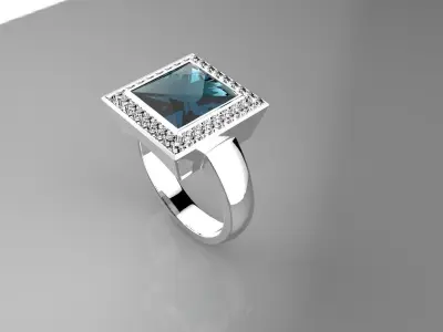 anello centrale e contorno  3D print model