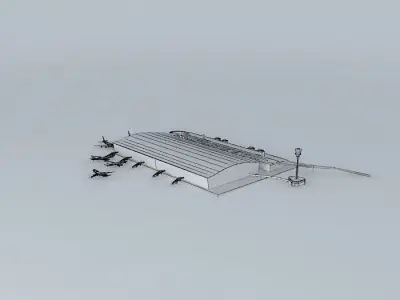 Heathrow airport Free 3D model