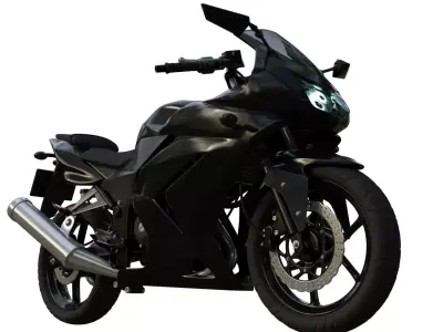 KAWASAKI motorcycle 3D model