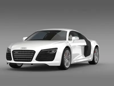 Audi R8 V10 2013 3D model