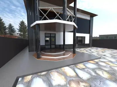 Modern House shah 3D model
