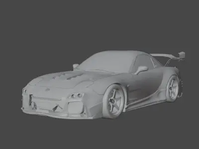 Mazda RX-7 FD Full Ready 3D model