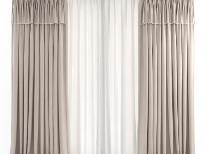 Curtains 54 3D model