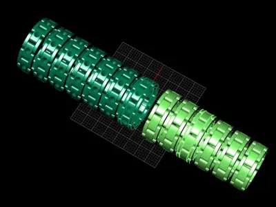 Wedding rings 235 3D print model