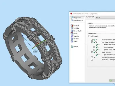 ring print model 0202 3D print model