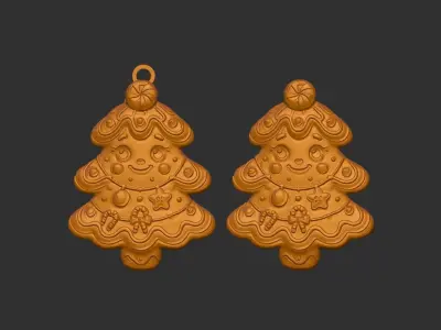 christmas tree decor  3D print model buy