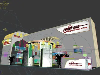 Showroom - Area - 15X6-3DMAX2009-029 3D model