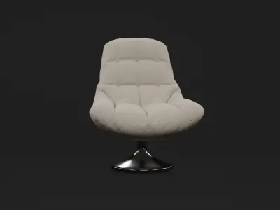 soft chair 3D model purchase
