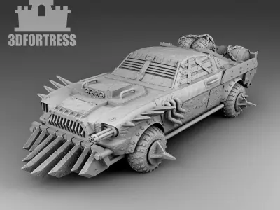 Tough guy 39s car 3D print model