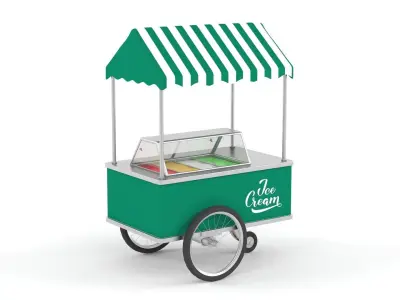 Ice Cream Cart 3D model