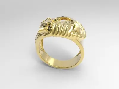 HORSE RING STONES 3D model
