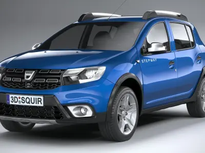 Dacia Sandero Stepway 2017-2020 3D model