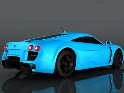 Noble M600 Low-poly 3D model