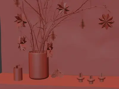 HM - Glass Vase  - Gaga 3D model