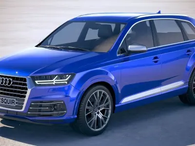 Audi SQ7 2019 3D model
