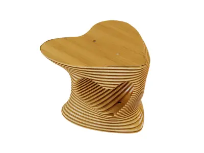 Parametric coffee table 06 3D model