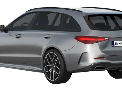 Mercedes-Benz C-Class Estate 2022 3D model