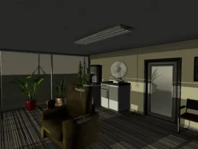 BGE Building Free low-poly 3D model