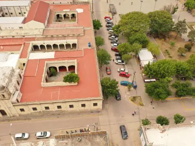 Modelo 3d de la Iglesia Y Escuela de monjas Cordoba Argentina Low-poly 3D model