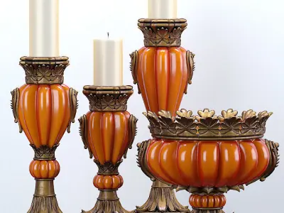 Decorative set 44 3D model