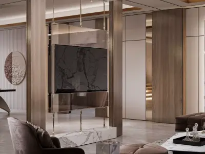 Luxury Villa Basement  3D model