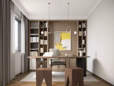3D model of interior study 3D model order