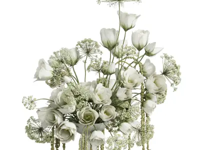 Flower In Vase 59 3D model