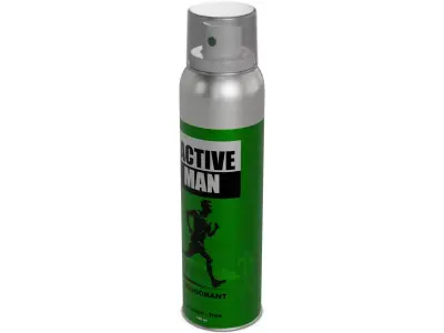 Spray deodorants for men Active Sport Spray Deodorant Low-poly 3D model