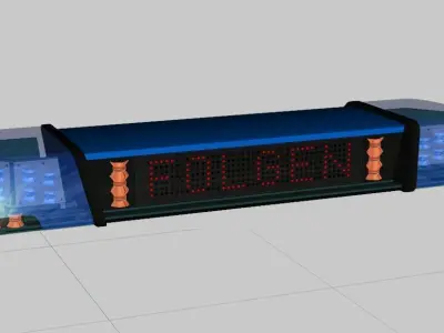 zirkon lightbar 3D model