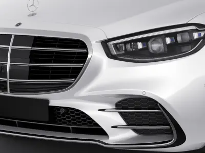 Mercedes-Benz S-class 2021 AMG-line LWB and SWB 3D model