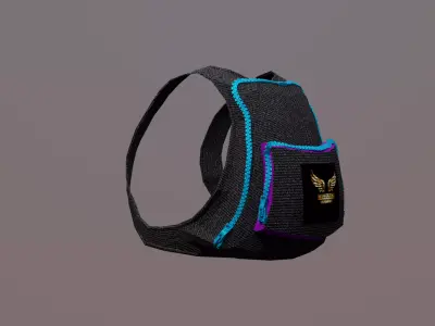 bag 3dmodel Low-poly 3D model