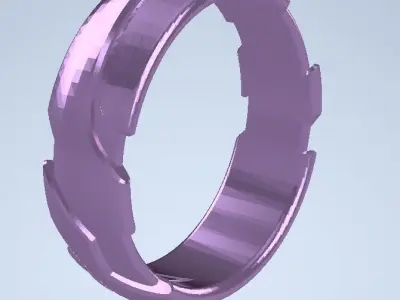 multi GD Ring Edge 3D print model