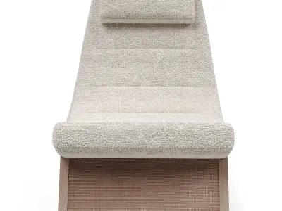 McGuire furniture Sway lounge chair 3D model