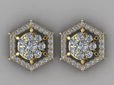 27 Earring Collection  3D print model