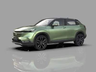 Honda HR-V 2021 HQ interior 3D model