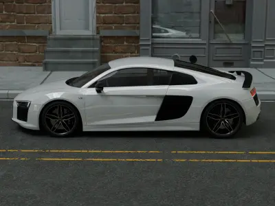 Audi R8 2017 3D model purchase