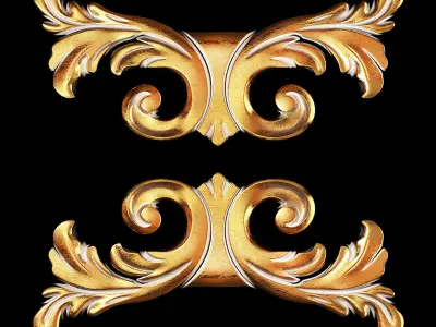 Classic carved 013 3D model