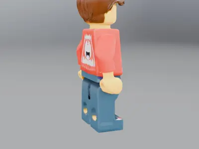 lego doll 3D model