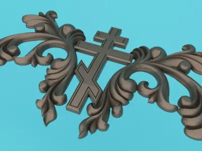 church lectern 3D Model MOLDING  Low-poly 3D model