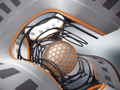 Core-M1 futuristic design 3D model