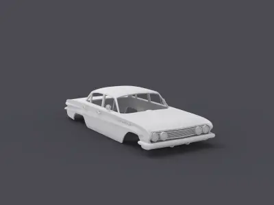Buick skylark 1962 4 door Rc 3D print model