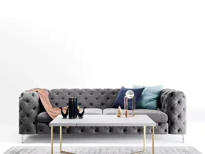 Kogut Chesterfield Sofa 3D model