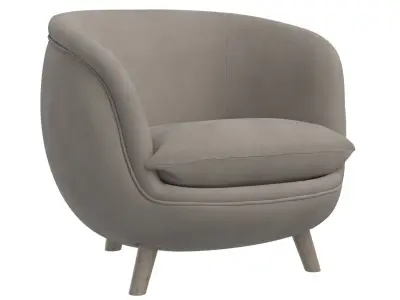 Knox Fabric Chair N3313 3D model