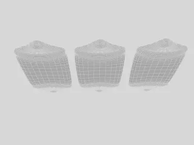 old stone pub sign Low-poly 3D model