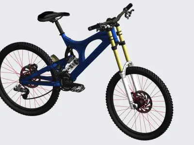 Mountain bike Free 3D model