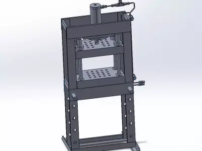 hydraulic punching device for molding 3D model